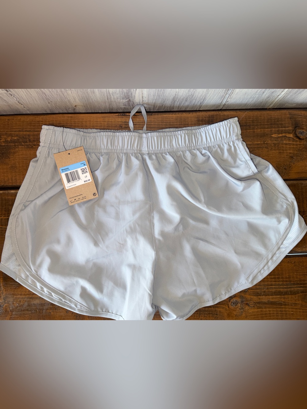 Nike Light Gray Women's Athletic Running Shorts